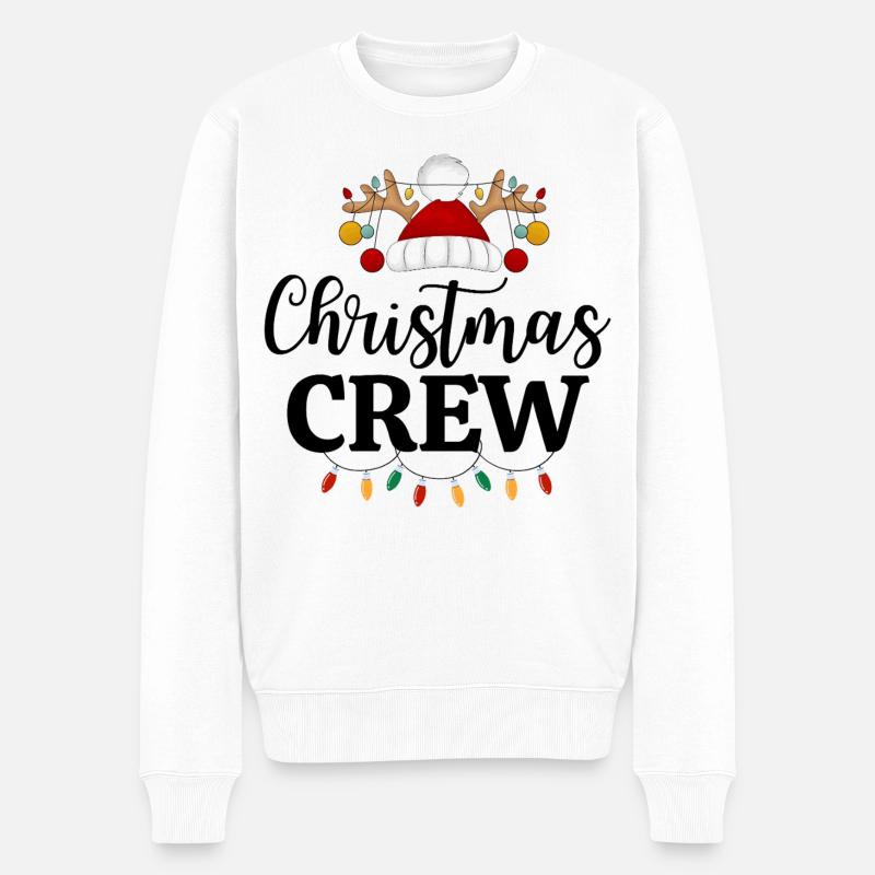 Équipage de Noël, Épouser Noël - Pull Premium bio Homme - blanc