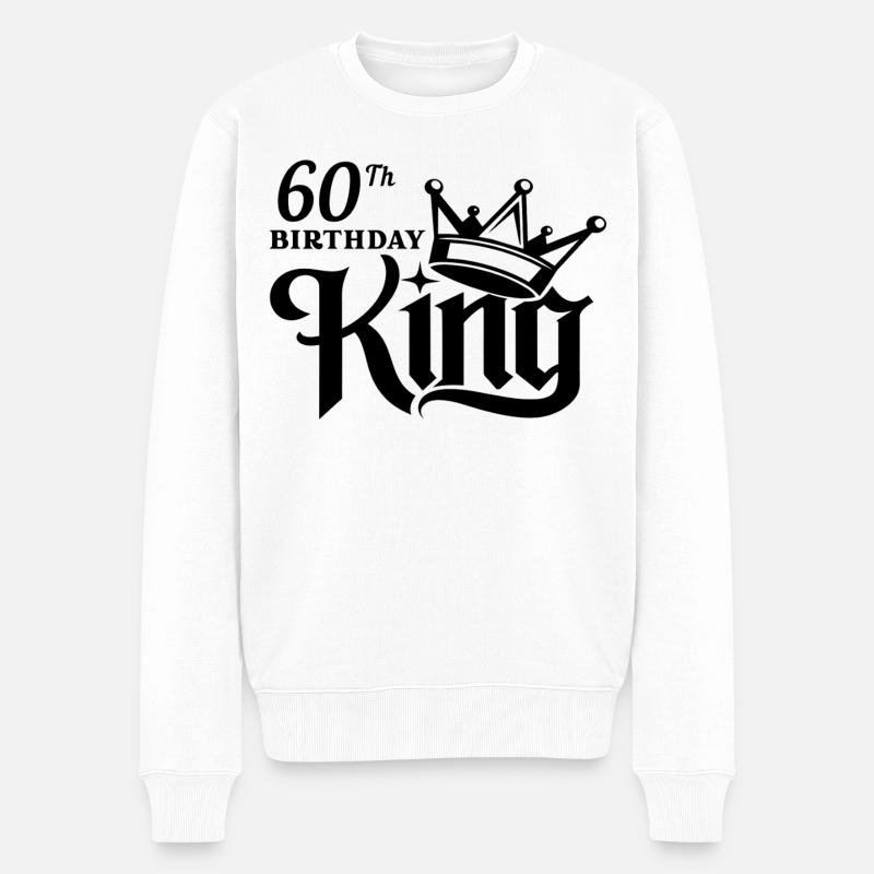 Roi du 60e anniversaire - Pull Premium bio Homme - blanc