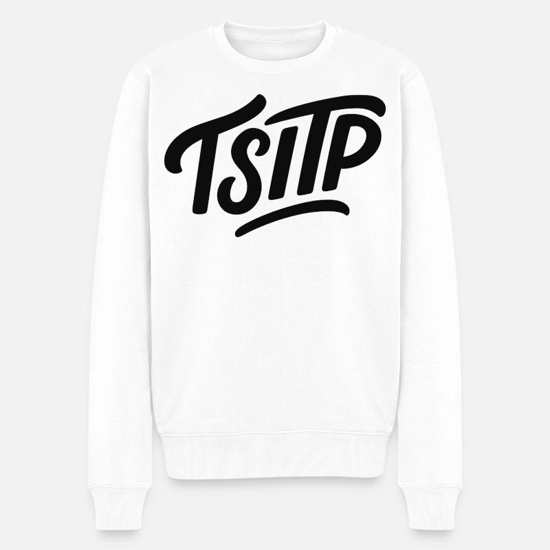 TSITP - Männer Premium Bio Pullover - Weiß