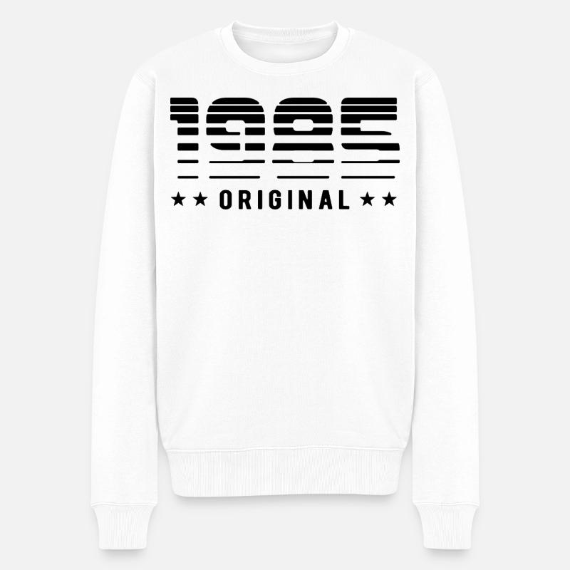 Original 1985 Édition Limitée - Anniversaire - Pull Premium bio Homme - blanc