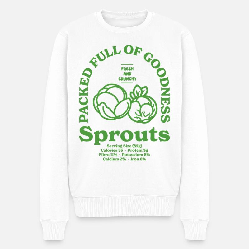 choux - Pull Premium bio Homme - blanc