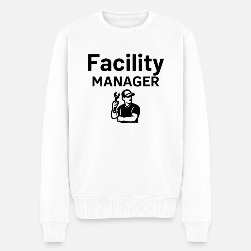 Gestionnaire d’installations - Pull Premium bio Homme - blanc