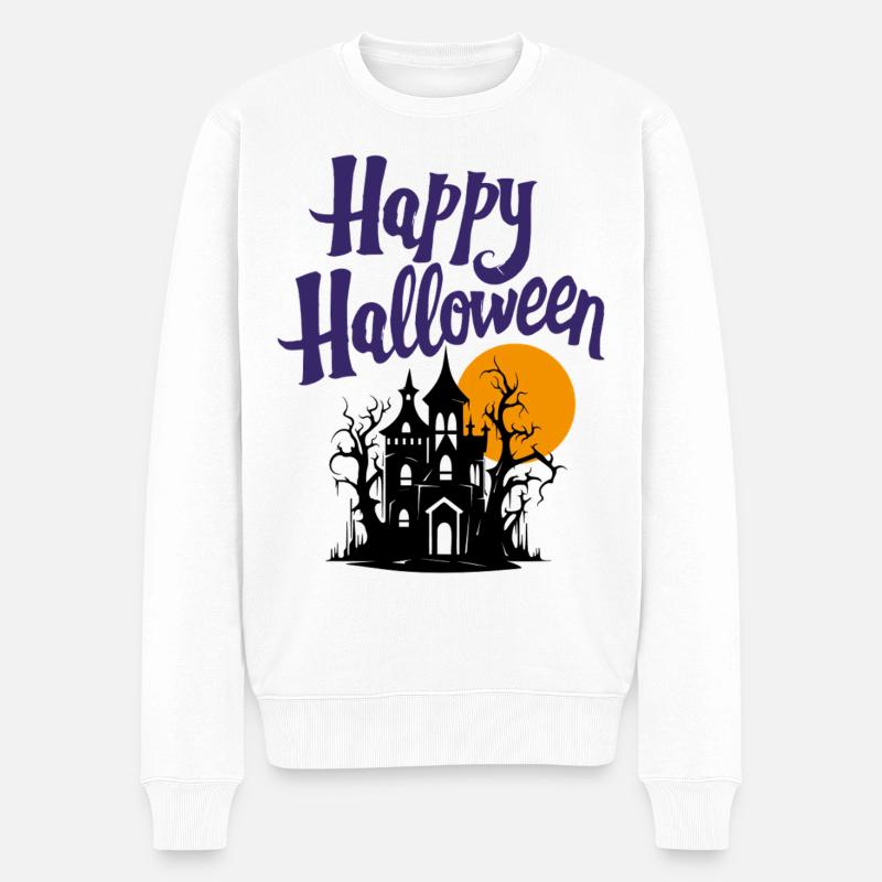 Joyeux halloween - Pull Premium bio Homme - blanc