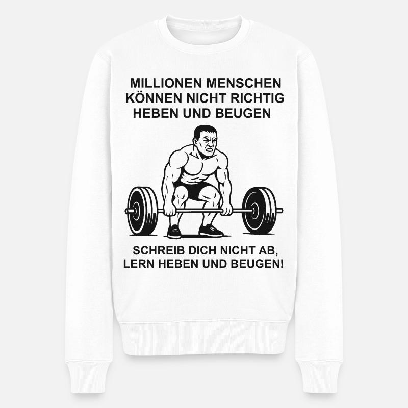 Motivation pour la dynamophilie - Pull Premium bio Homme - blanc