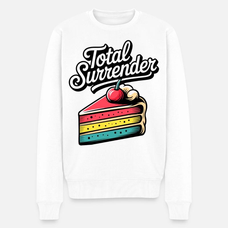 Capitulation totale gâteau Pop Art - Pull Premium bio Homme - blanc