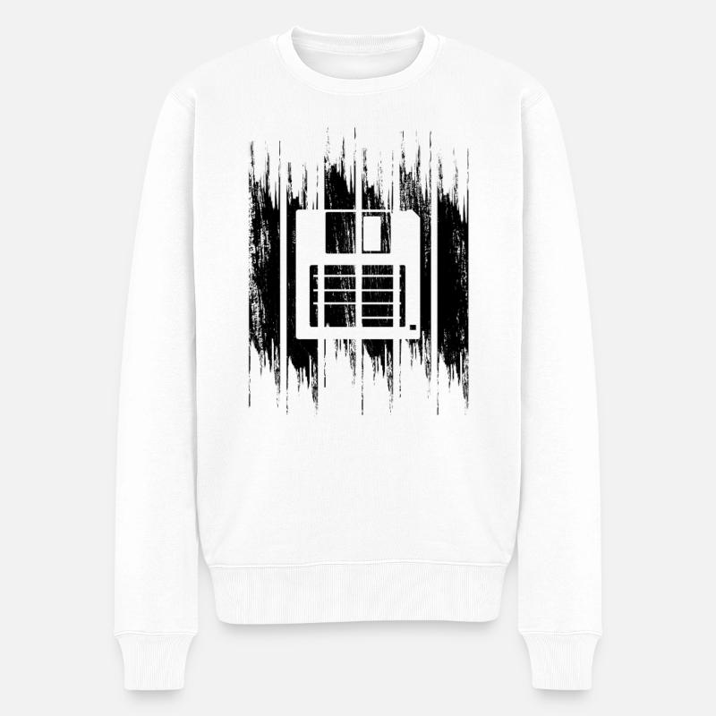 Sow Cool to be a Farmer - Männer Premium Bio Pullover - Weiß