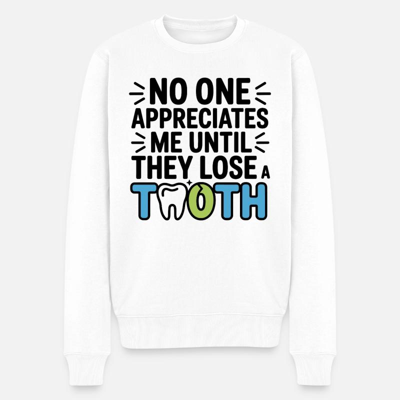 Technicien de laboratoire dentaire articulateur - Pull Premium bio Homme - blanc