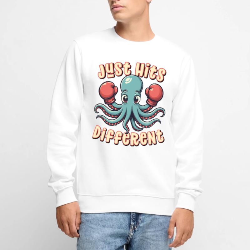 Frappe simplement différemment Pull Premium bio Homme