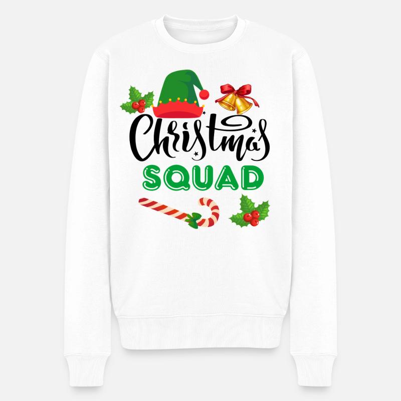 Équipe de Noël, Épouser Noël - Pull Premium bio Homme - blanc