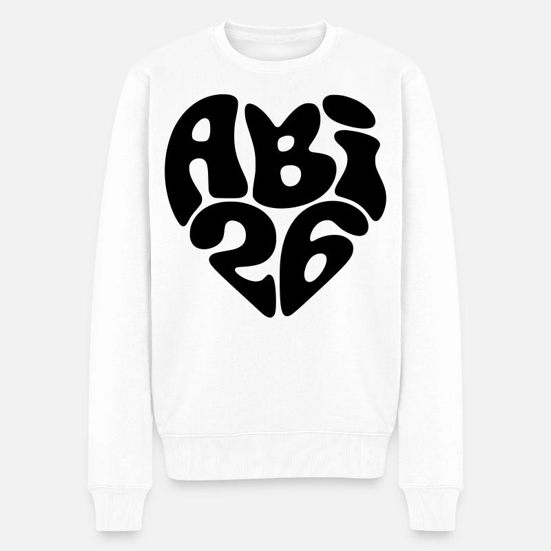 Abi 26 - Männer Premium Bio Pullover - Weiß