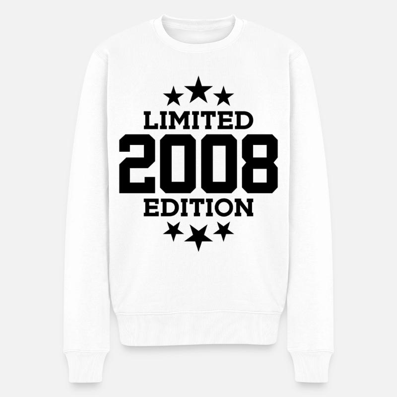 ÉDITION LIMITÉE 2008 18E ANNIVERSAIRE - Pull Premium bio Homme - blanc