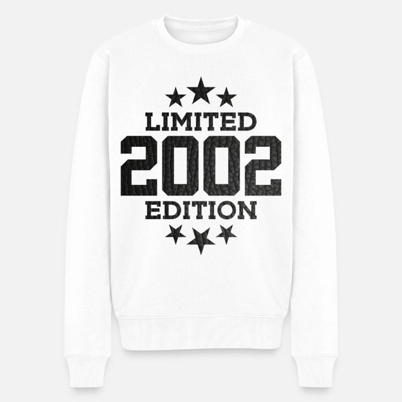 ÉDITION LIMITÉE 2002 24E ANNIVERSAIRE - Pull Premium bio Homme - blanc