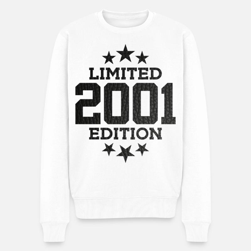 ÉDITION LIMITÉE 2001 25E ANNIVERSAIRE - Pull Premium bio Homme - blanc
