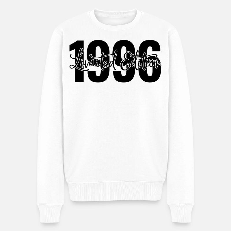 Limited edition 1996 - Männer Premium Bio Pullover - Weiß