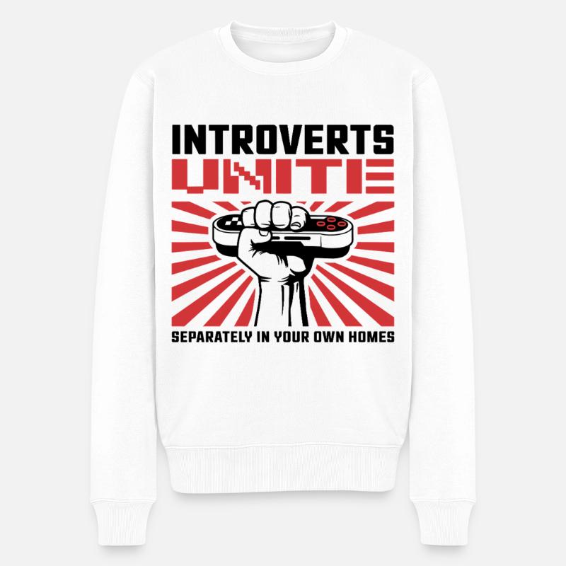 Rayons du poing unis - Pull Premium bio Homme - blanc