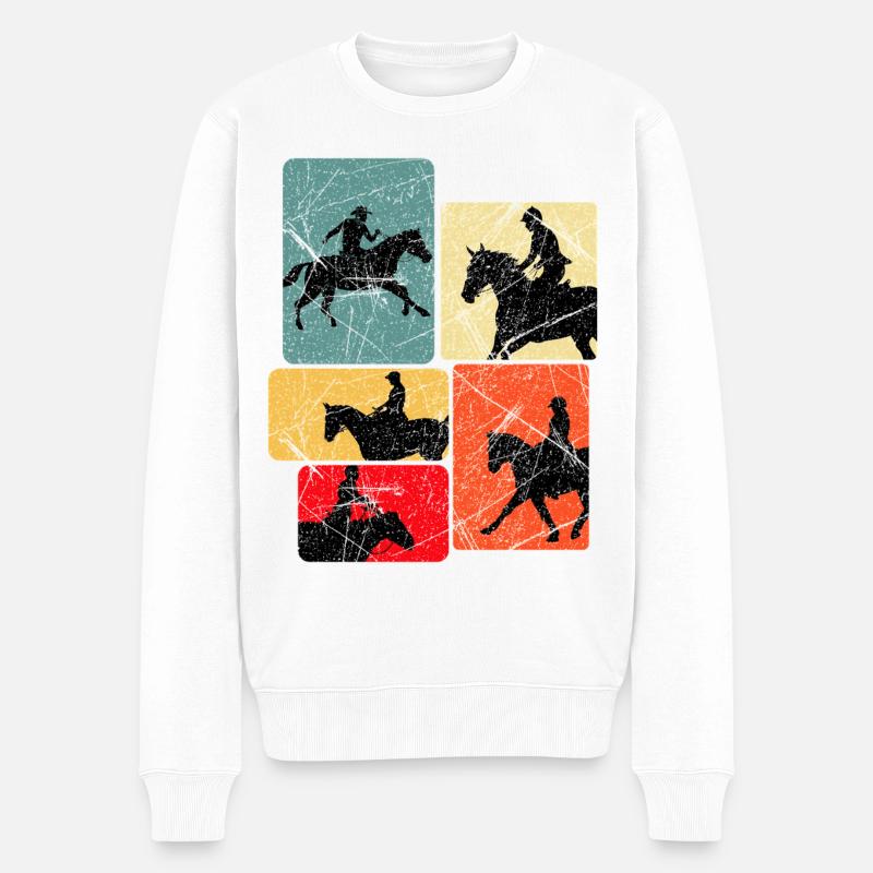 Cavalier Cavalier - Pull Premium bio Homme - blanc