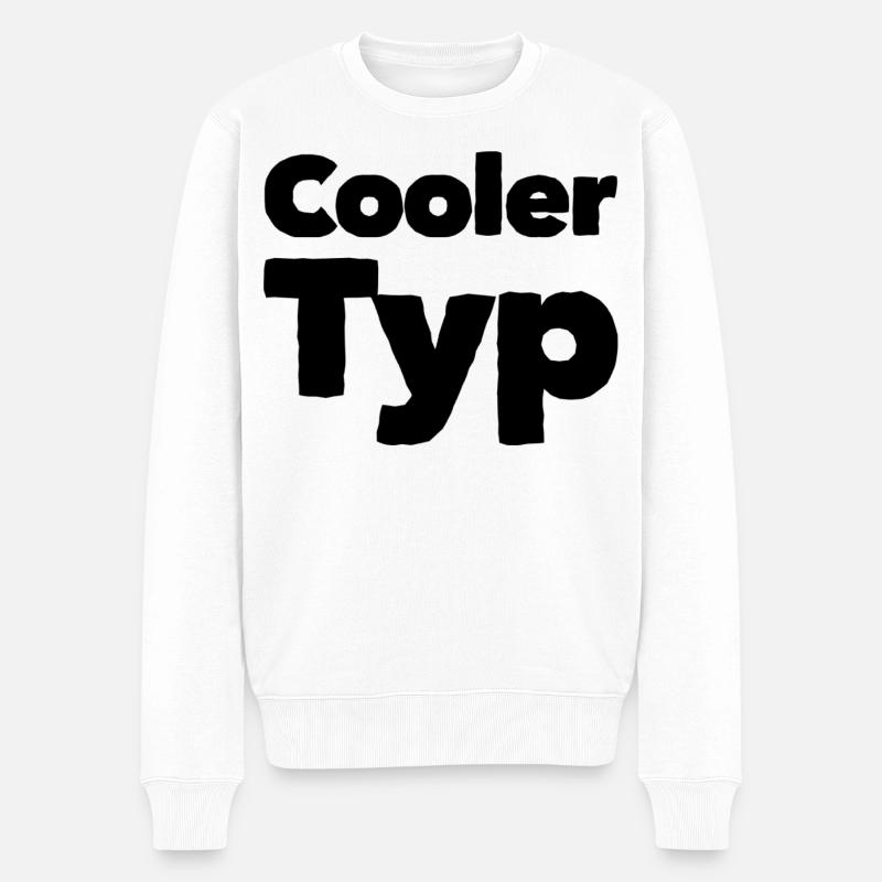 mec cool - Pull Premium bio Homme - blanc