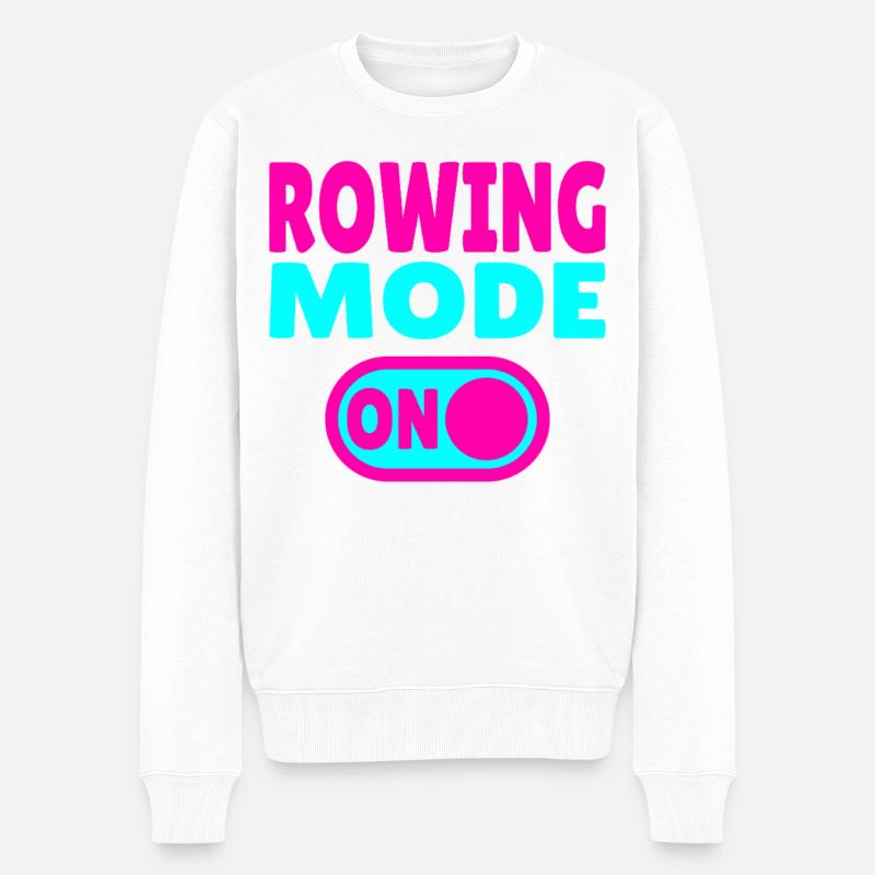 Mode aviron activé - Pull Premium bio Homme - blanc