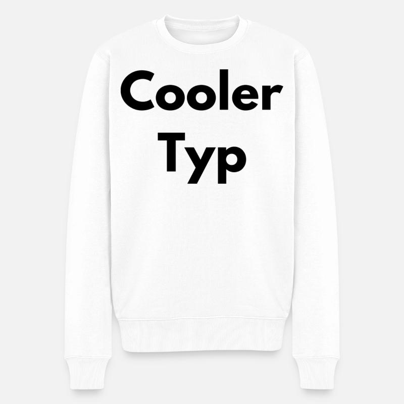 mec cool - Pull Premium bio Homme - blanc