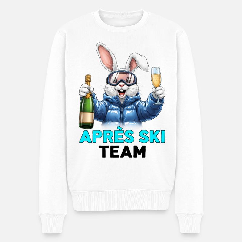 Apres Ski Team - Männer Premium Bio Pullover - Weiß