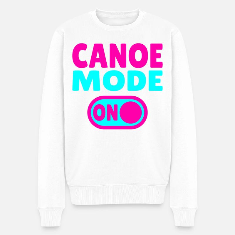 Mode canoë activé - Pull Premium bio Homme - blanc