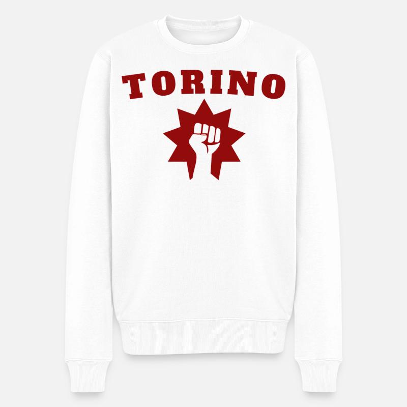 Torino - Pull Premium bio Homme - blanc