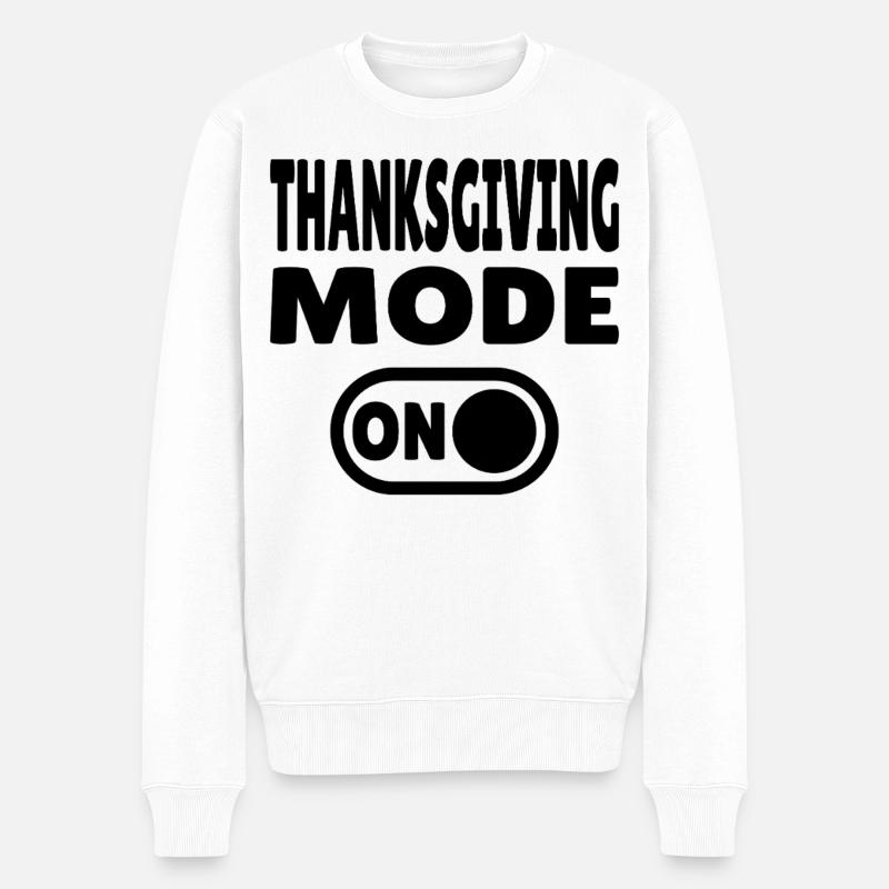 Mode Thanksgiving activé - Pull Premium bio Homme - blanc