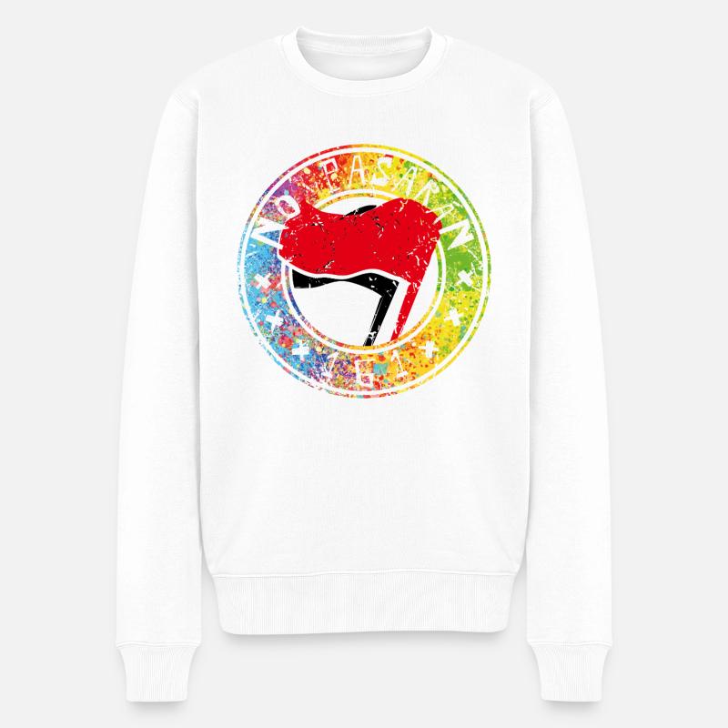 Non Pasaran 161 - Pull Premium bio Homme - blanc