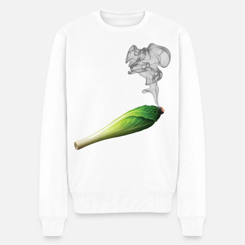 CHICON DE CHICHON - Bellegique - Männer Premium Bio Pullover - Weiß