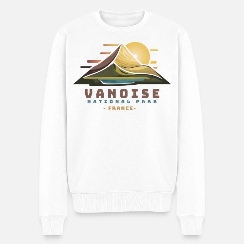 Cadeau Teide Tenerife Volcan Canaries Souvenir - Pull Premium bio Homme - blanc