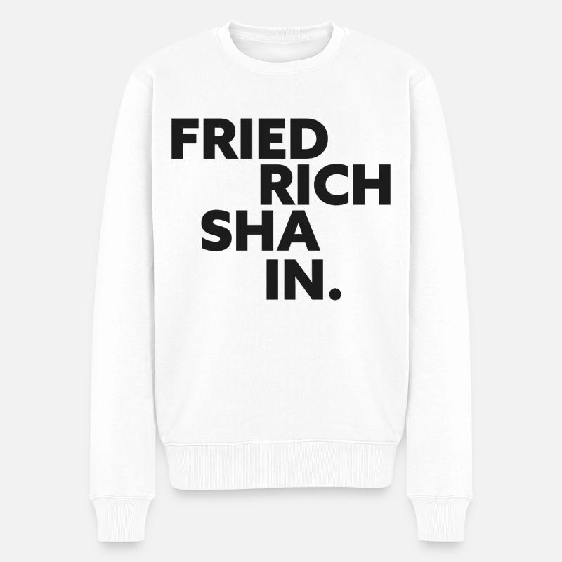 Giudan Berlin Collection: Friedrichshain - Männer Premium Bio Pullover - Weiß