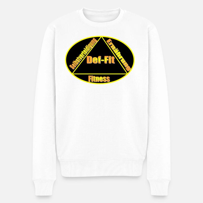 Logo_Grafik - Pull Premium bio Homme - blanc
