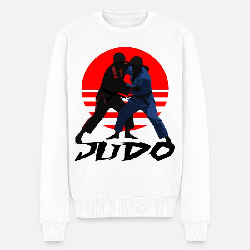 Judo - Pull Premium bio Homme - blanc