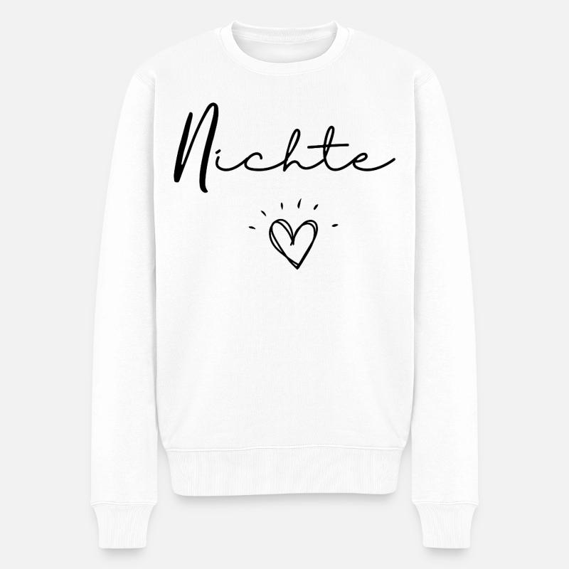 nichte - Pull Premium bio Homme - blanc