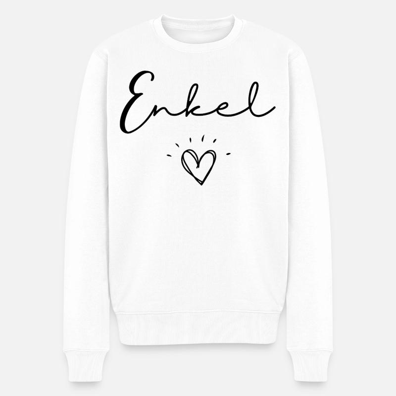 Enkel - Männer Premium Bio Pullover - Weiß