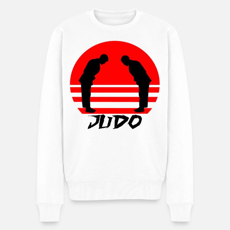 Judo - Pull Premium bio Homme - blanc