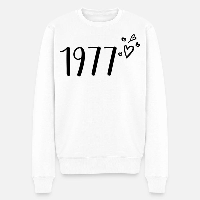 1977 - Pull Premium bio Homme - blanc