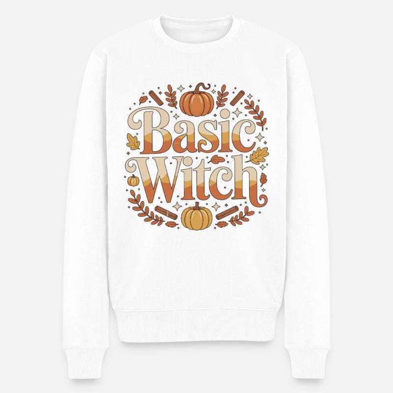 Witchcraft Basic Witch Enchanted Tarot Reading - Men's Premium Organic Jumper - white