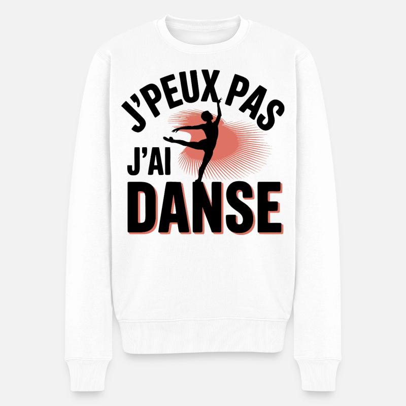 J'Peux Pas J'Ai Danse - Pull Premium bio Homme - blanc