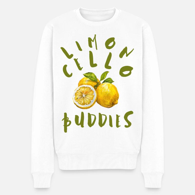 Limoncello Buddies - Pull Premium bio Homme - blanc
