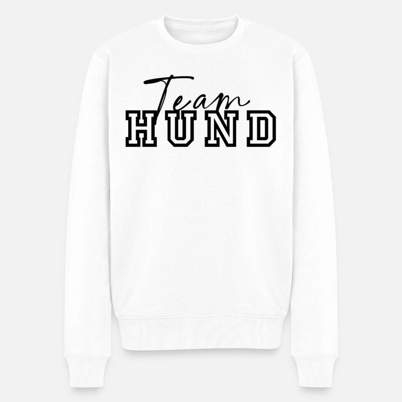 Chien d’équipe - Pull Premium bio Homme - blanc