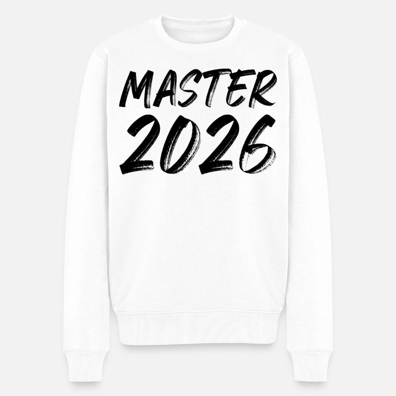 Master 2026 - Pull Premium bio Homme - blanc