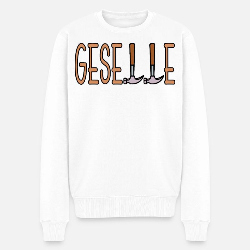 Artisan compagnon - Pull Premium bio Homme - blanc