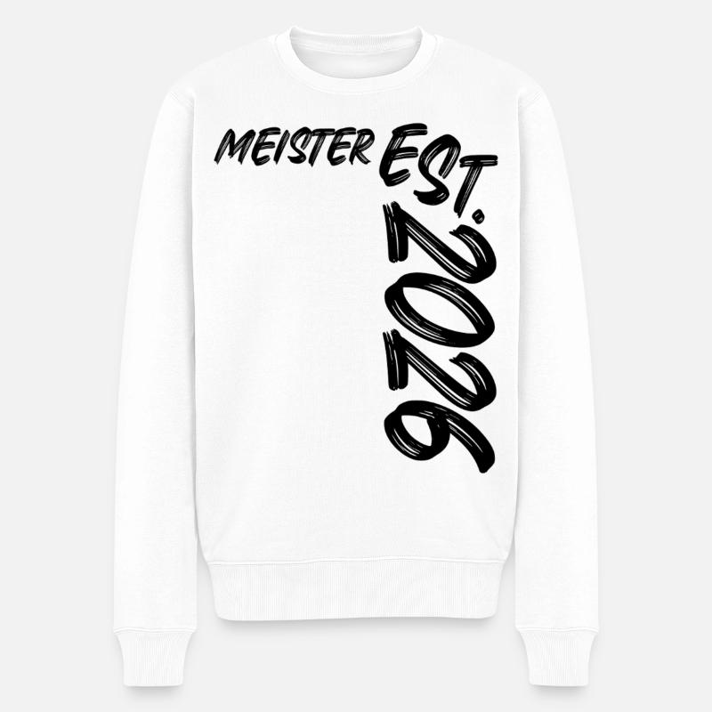 Master est. 2026 - Pull Premium bio Homme - blanc