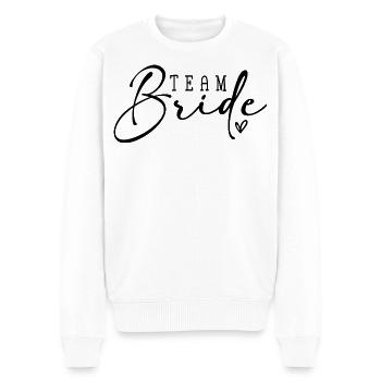 Team Bride - Men's Premium Organic Jumper - white - Front - Thijin (182cm)