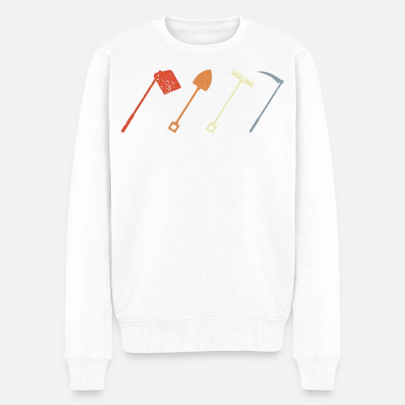 Outils de fermier - Pull Premium bio Homme - blanc