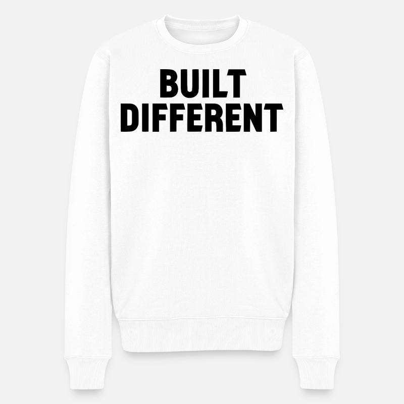 Création de lettres à déclaration différentes - Pull Premium bio Homme - blanc