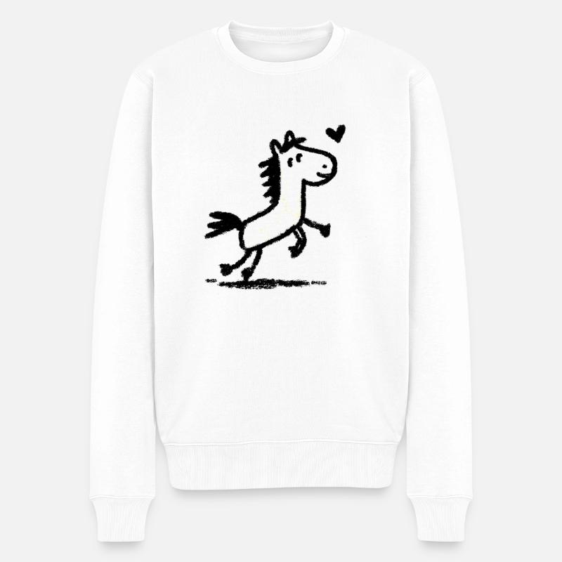Hottehü - Pull Premium bio Homme - blanc