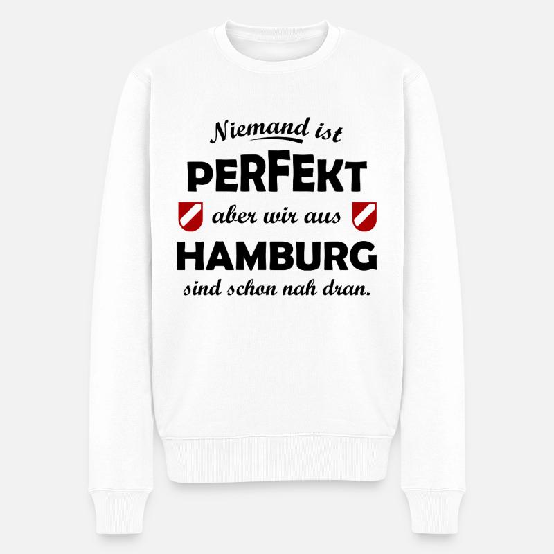 Les supporters de Hambourg - Pull Premium bio Homme - blanc