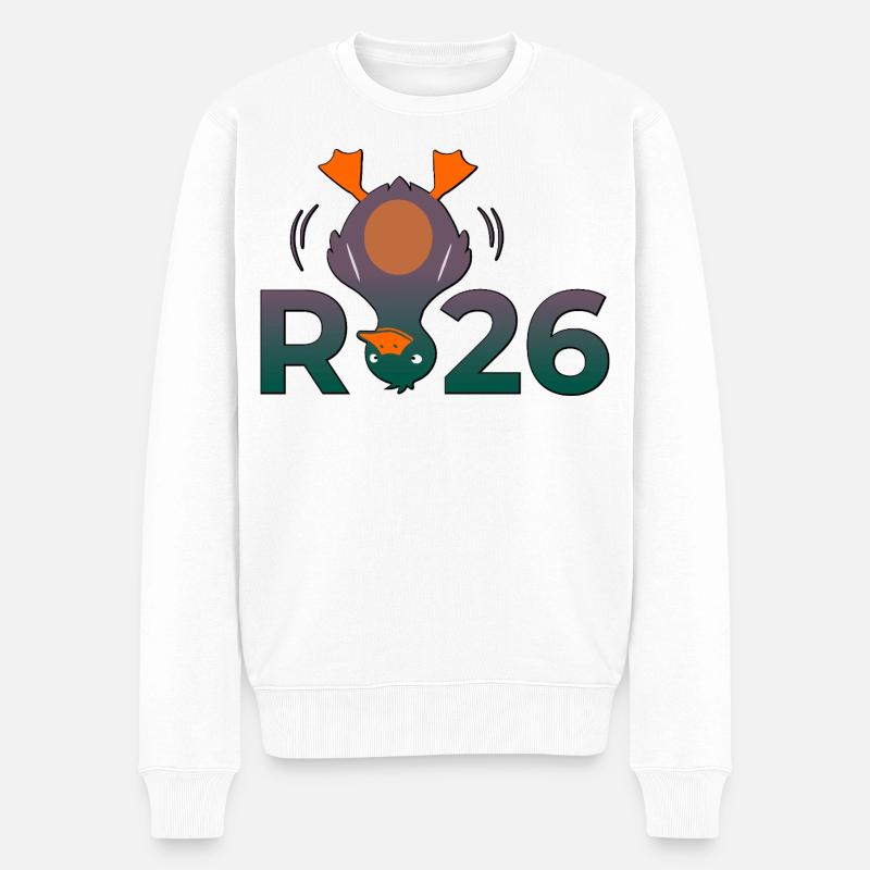 Rentnergeschenke Rente 2026 - Männer Premium Bio Pullover - Weiß